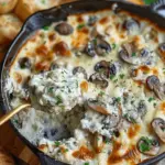 CREAMY STUFFED MUSHROOM DIP