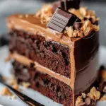 Chocolate Snickers Cake