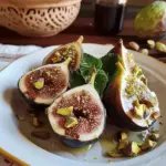Figs With Ricotta, Pistachios And Honey