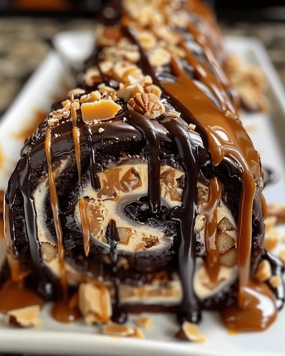Gooey Chocolate Caramel Turtle Cake Roll: The Best Homemade Delight