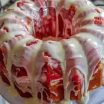 Strawberry cream cheese pound cake