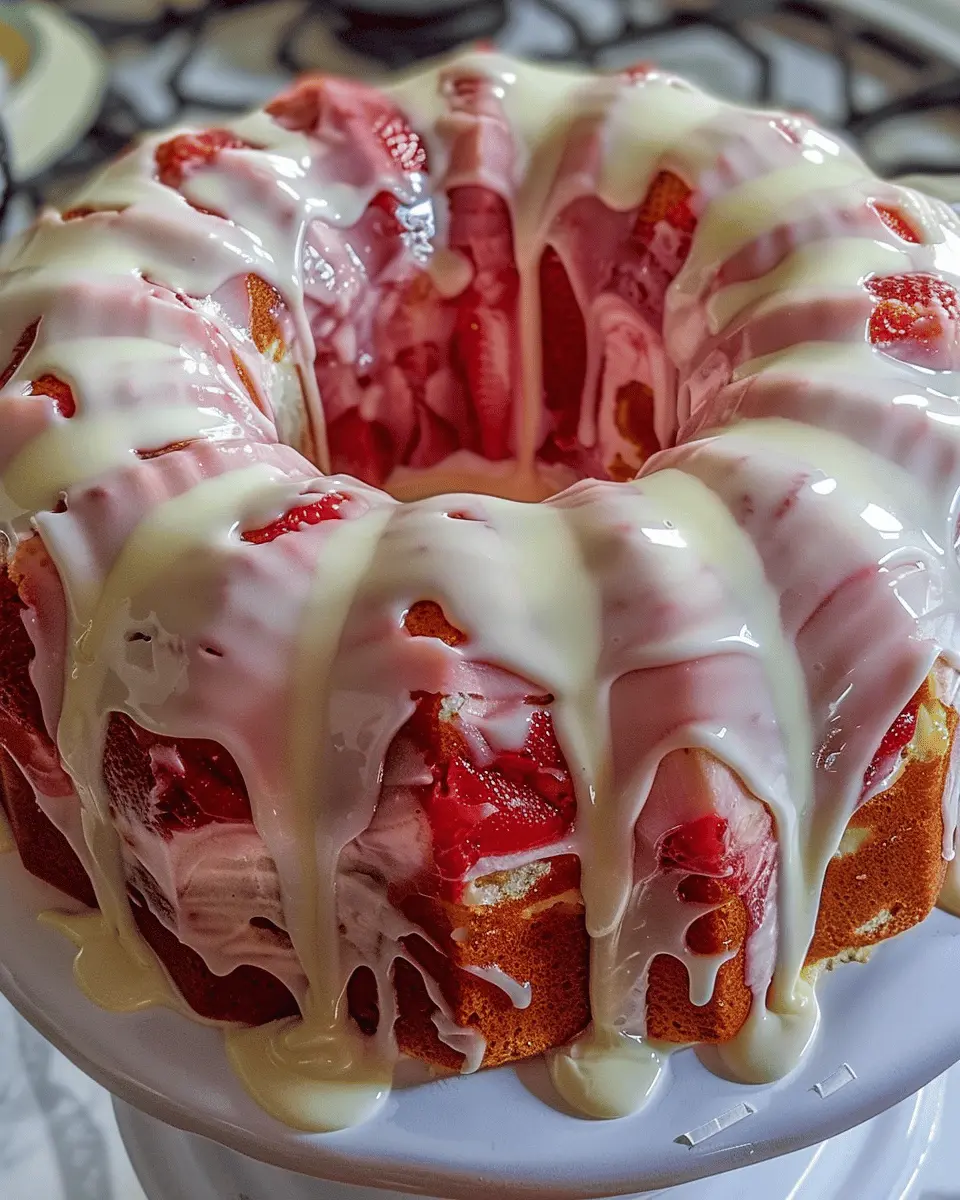 Strawberry Cream Cheese Pound Cake: The Best Indulgent Delight