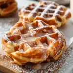 Apple Fritter Waffle Donuts