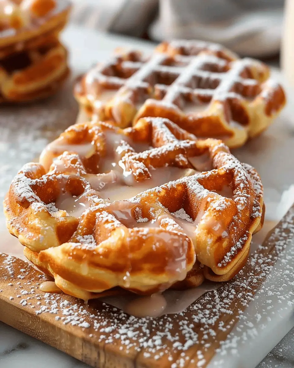 Apple Fritter Waffle Donuts: Indulgent Twist on a Classic Delight