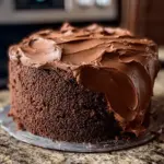 Chocolate Pound Cake with Chocolate Frosting