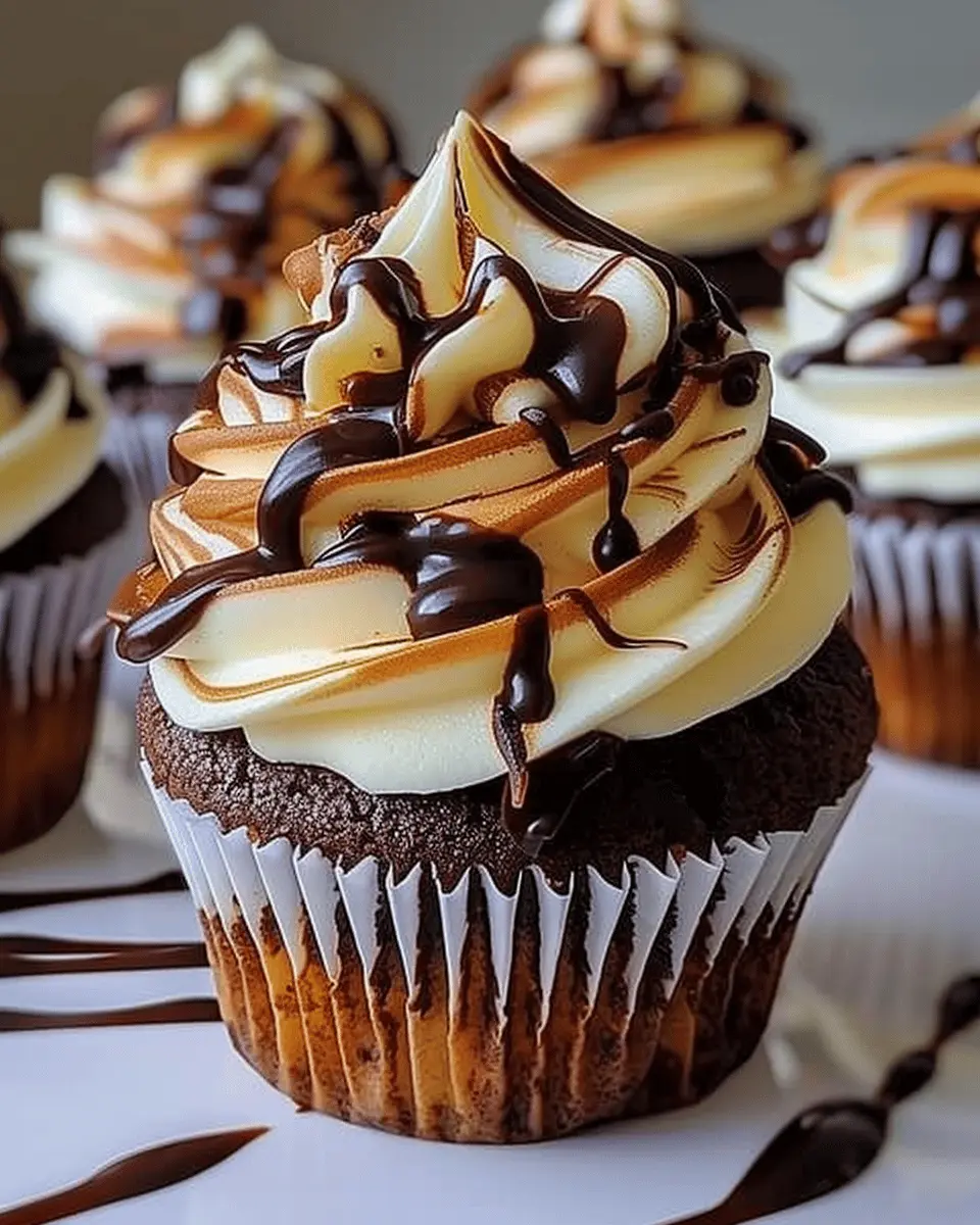Chocolate Vanilla Swirl Cupcake: The Best Homemade Delight