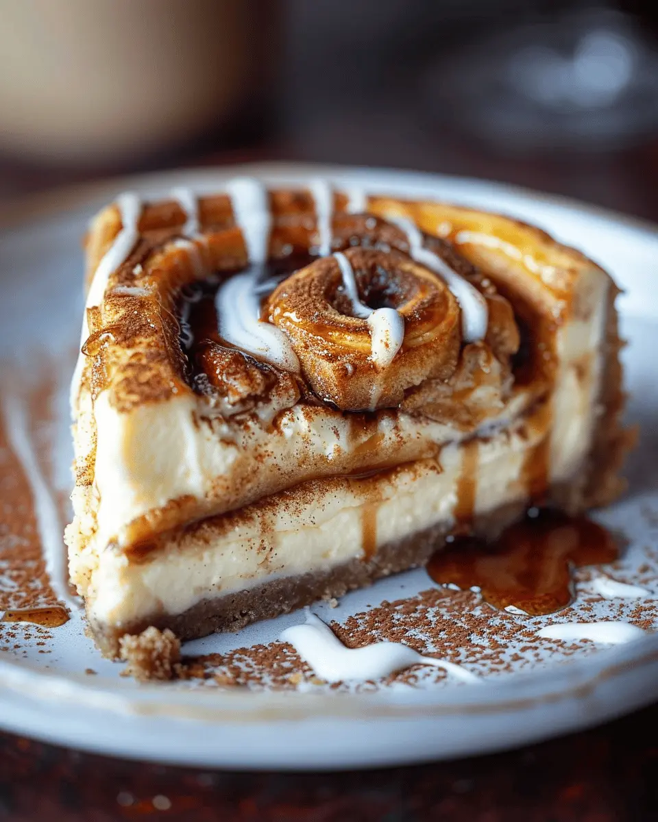 Cinnamon Roll Cheesecake: The Best Indulgence for Dessert Lovers