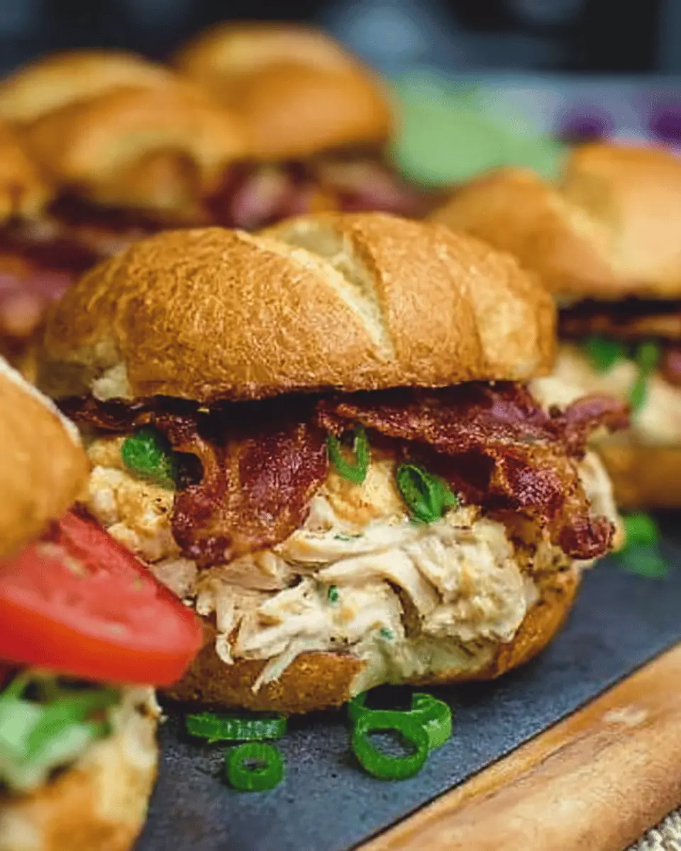 Crack Chicken Sandwiches: Juicy Turkey Bacon and Chicken Ham Delight