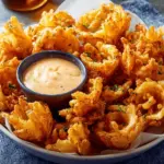 Crispy Blooming Onion Bites with Zesty Dipping Sauce