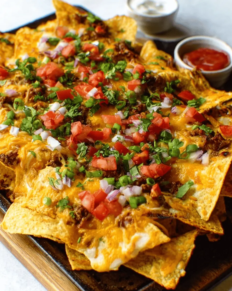 Easy Cheesy Nachos: Indulgent Turkey Bacon and Chicken Ham Delight
