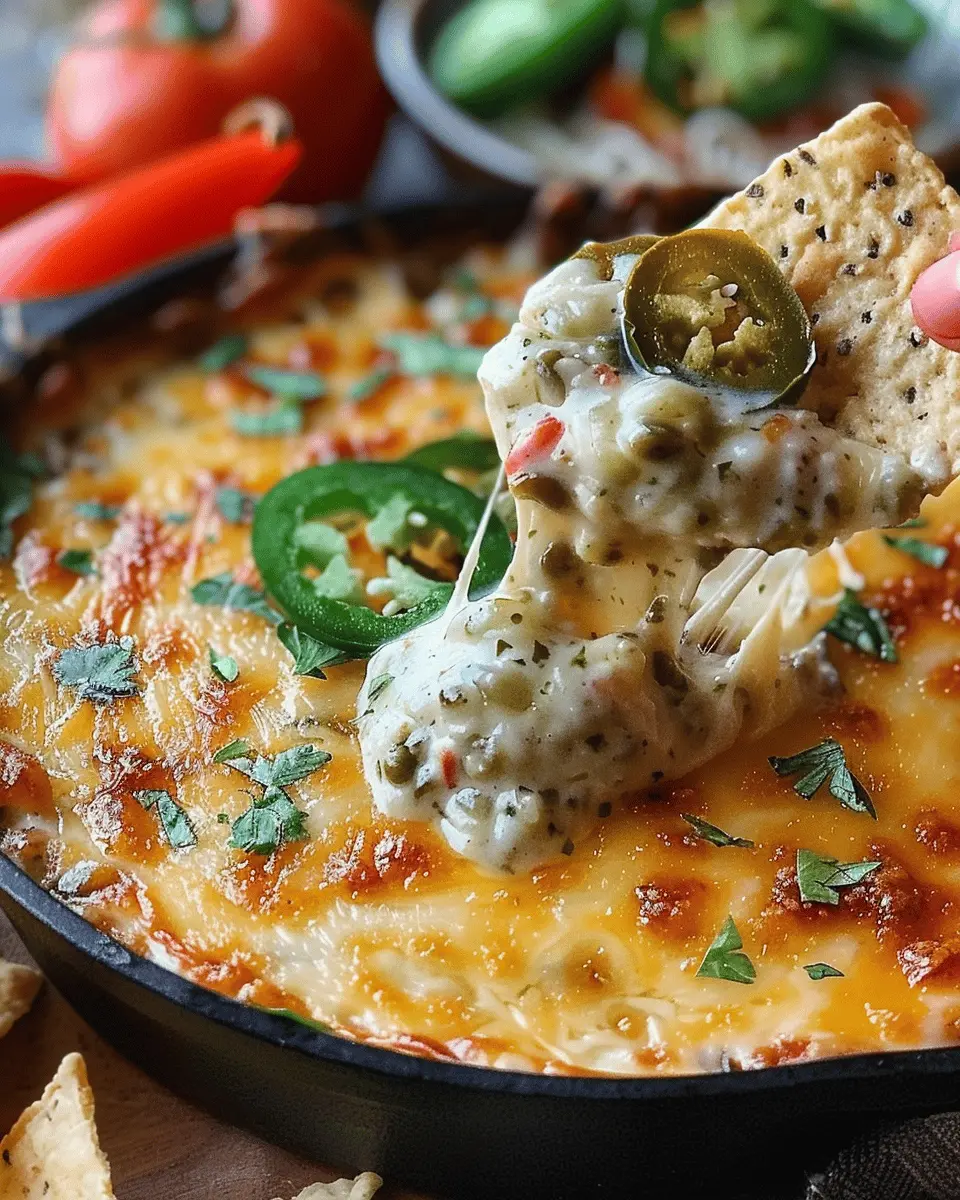 Hatch Green Chile Cheese Dip: Easy and Cheesy Delight at Home