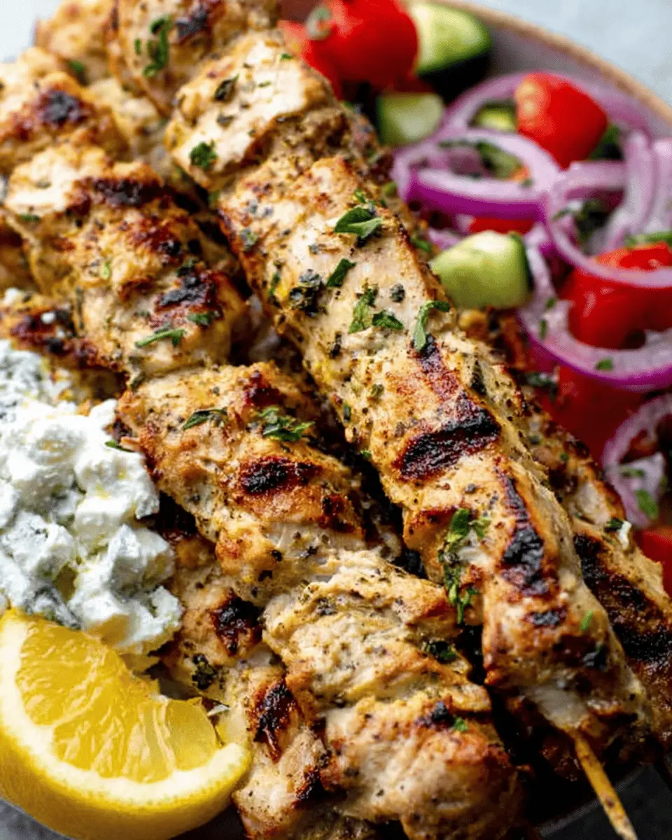 Juicy Greek Chicken Souvlaki Skewers for Effortless Flavor at Home