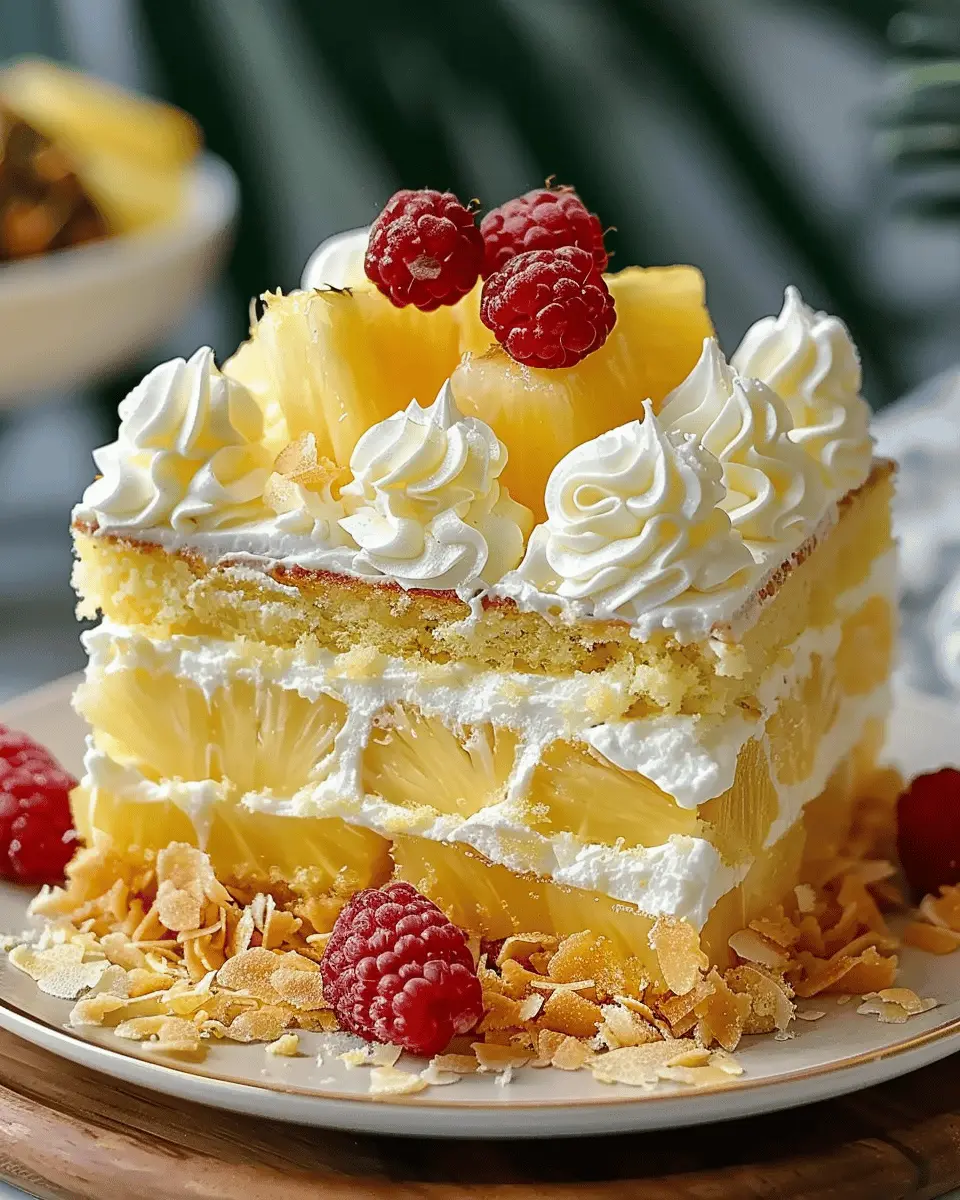 Juicy Pineapple Heaven Cake: A Sweet Escape to Tropical Bliss