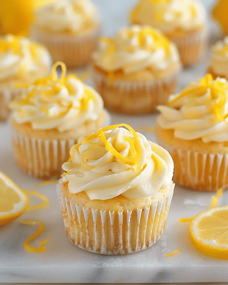 Mini Lemon Drop Cupcakes: Easy Recipe for a Zesty Treat