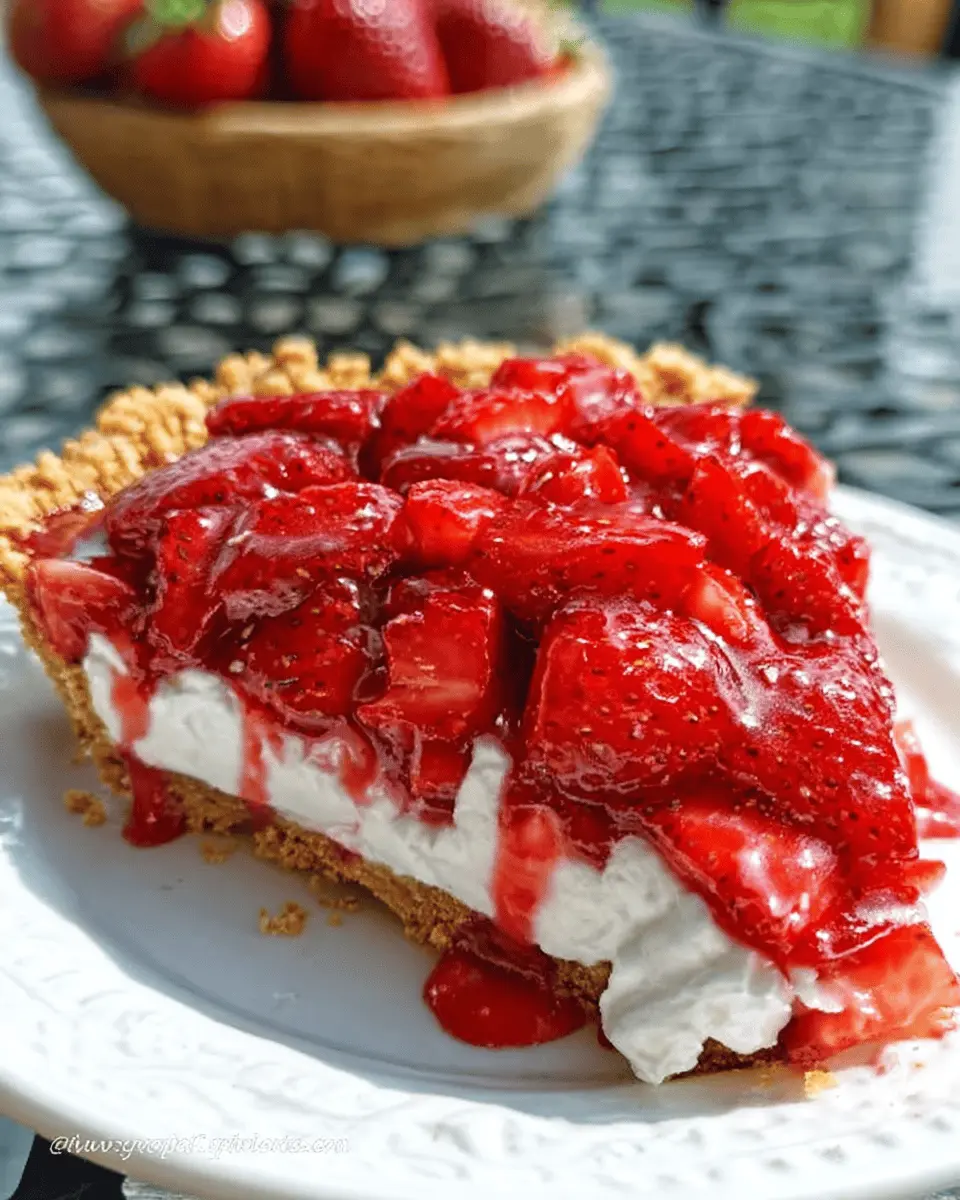No Bake Strawberry Pie: The Best Easy Dessert for Summer Fun