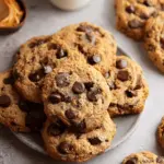 Peanut Butter Banana Chocolate Chip Cookies