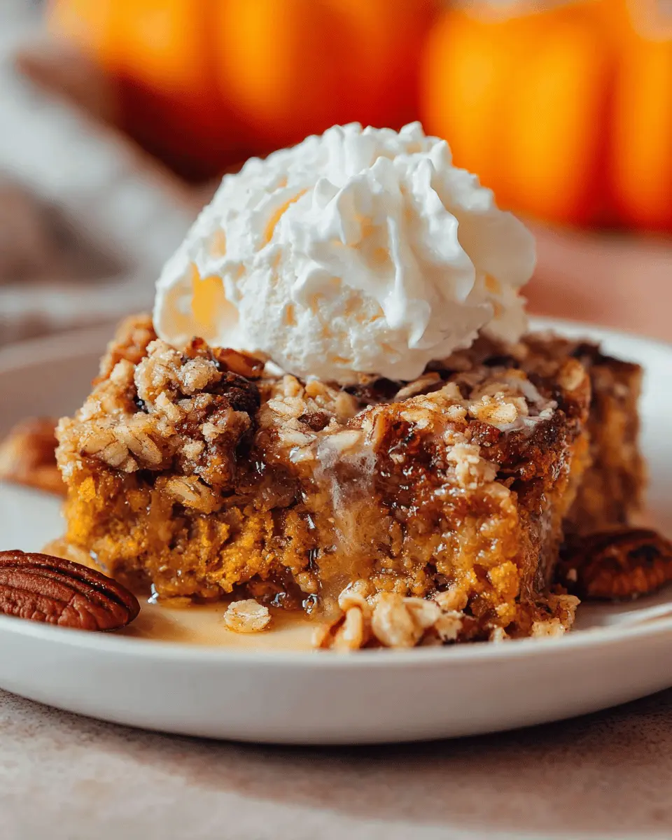 Pumpkin Oatmeal Dump Cake: Easy Comfort Food for Fall Evenings