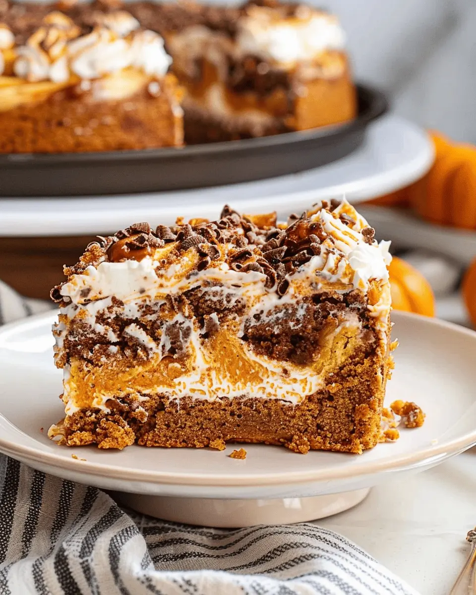 Pumpkin Swirl Earthquake Cake: An Indulgent Fall Delight