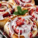 Strawberry Cheesecake Cinnabon Rolls