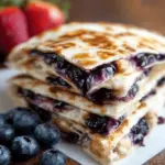 Blueberry Breakfast Quesadilla