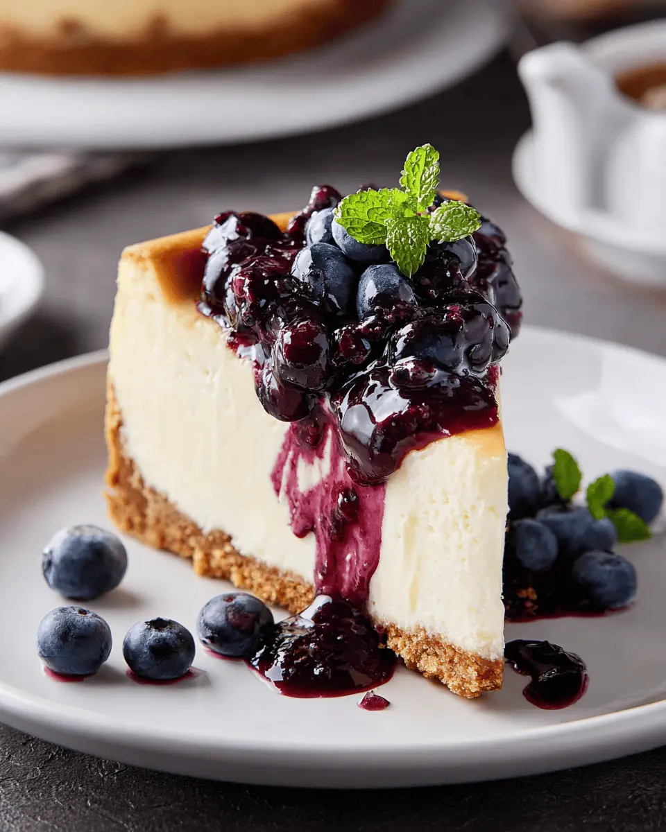 Fresh Blueberry Cheesecake: An Indulgent Twist on a Classic Dessert