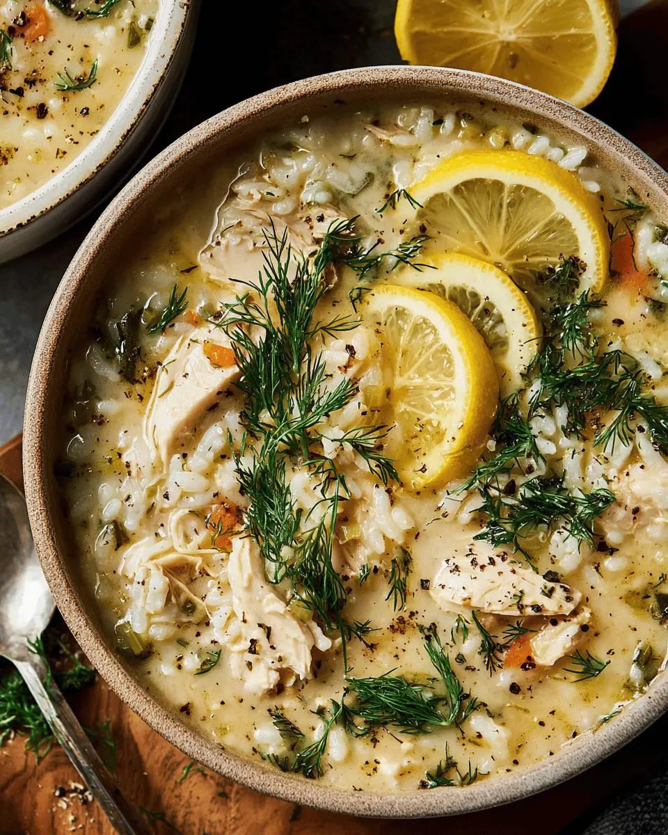Lemony Greek Chicken + Rice Soup: A Refreshing Family Favorite