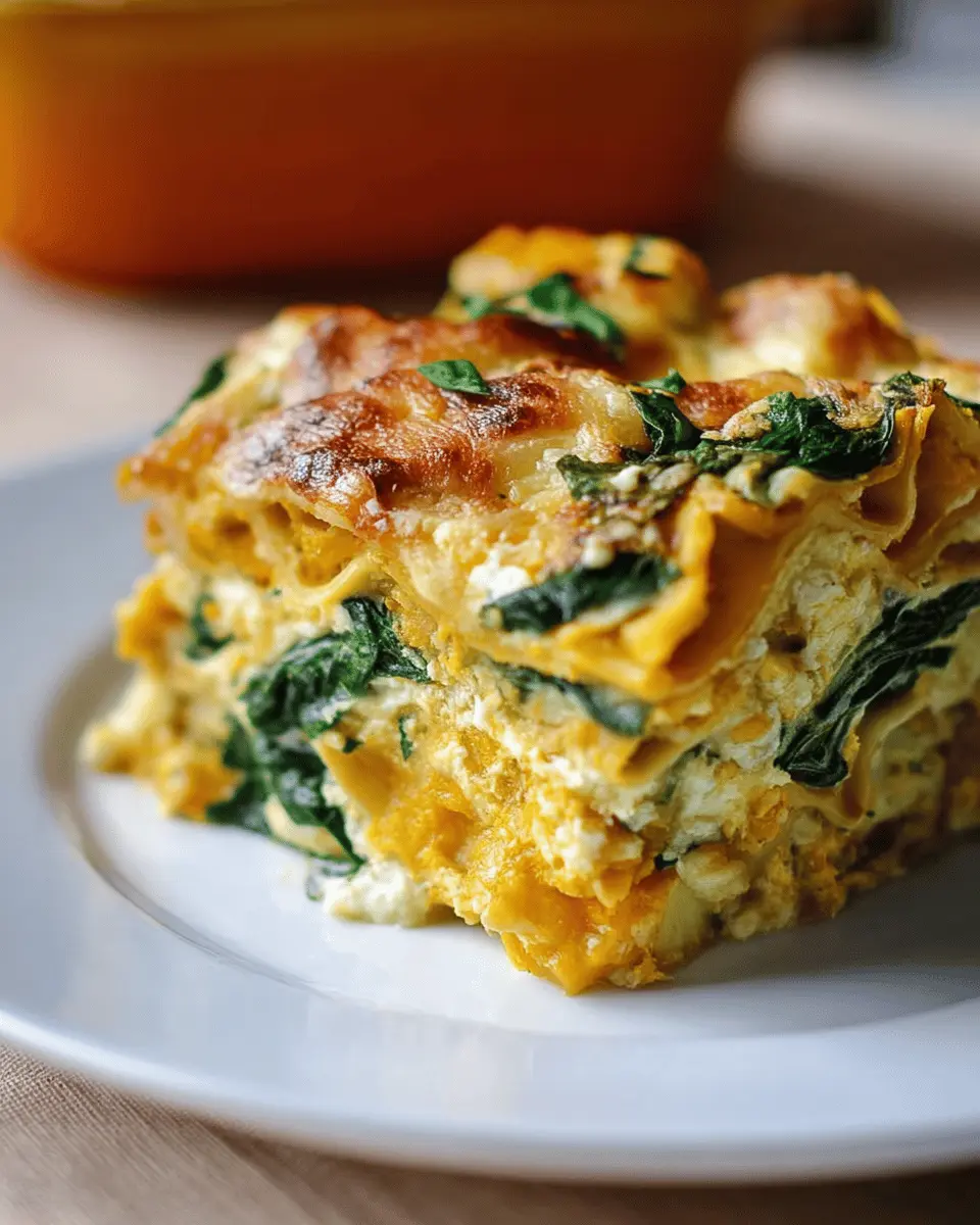 Butternut Squash Spinach Lasagna: Easy Comfort Food Awaits