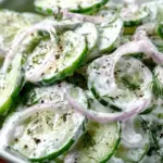Creamy Cucumber Salad