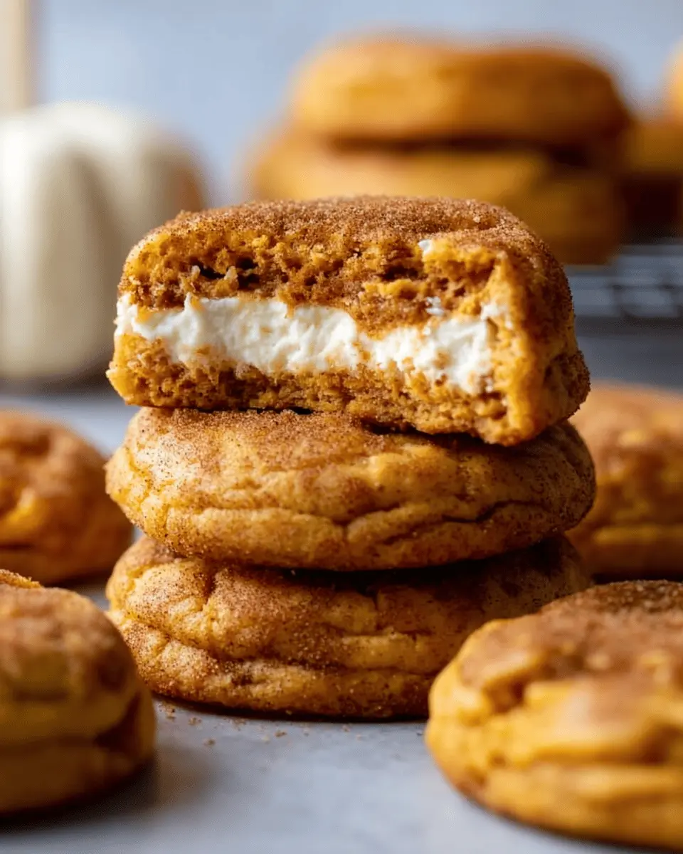 Pumpkin Snickerdoodle Cheesecake Cookies: The Best Fall Treat