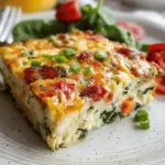 Veggie-Packed Cottage Cheese Egg Bake