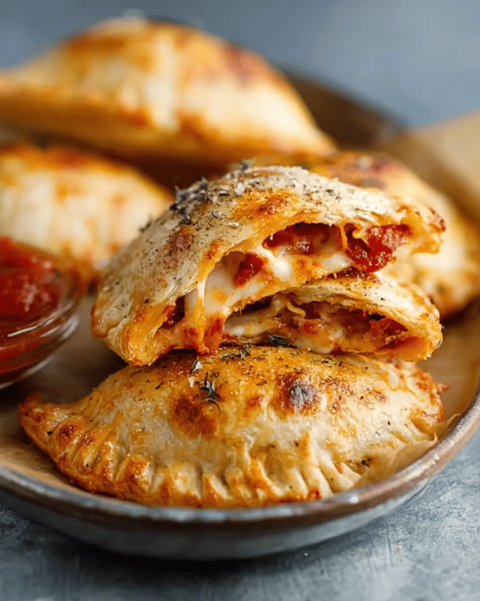 homemade easy cheesy pizza pockets for a fun family meal