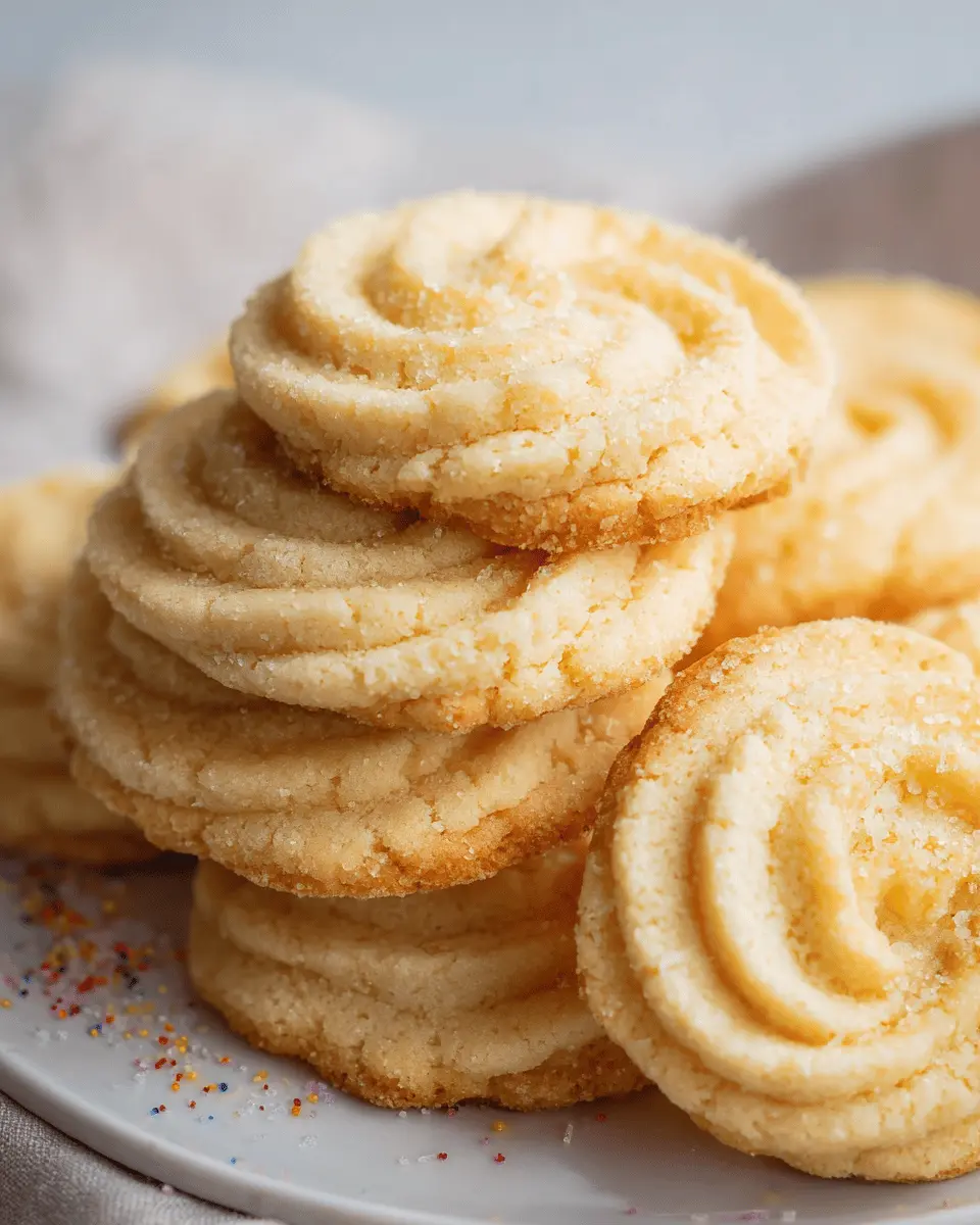 3-Ingredient Butter Cookies: Easy, Irresistibly Delicate Treats