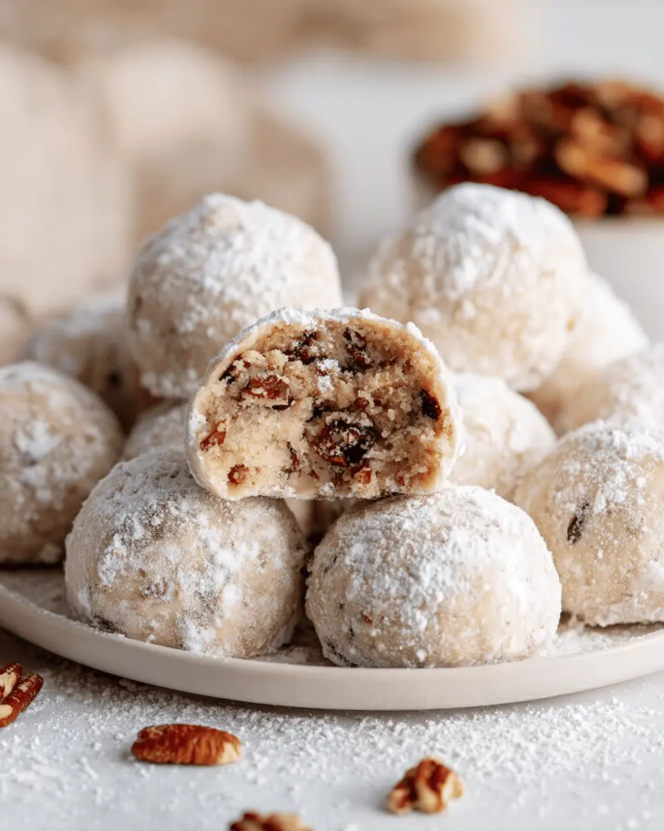 Buttery Pecan Snowball Cookies – Easy and Irresistibly Delicious