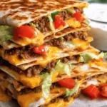 Cheeseburger Quesadillas with Burger Sauce