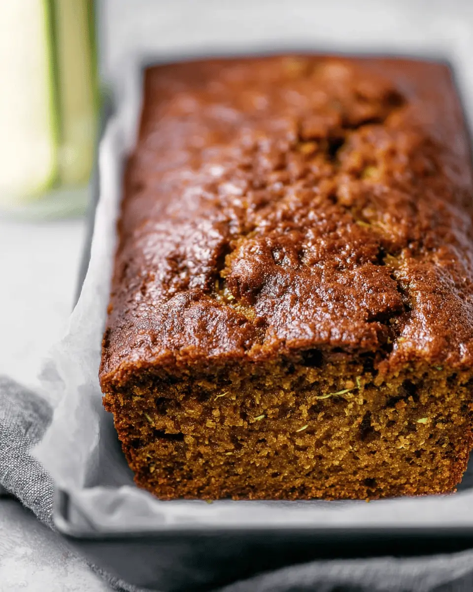 Flourless Gingerbread Zucchini Cake: The Best Healthy Treat