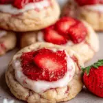 Strawberry Cheesecake Cookies