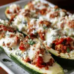Mediterranean Stuffed Zucchini Boats