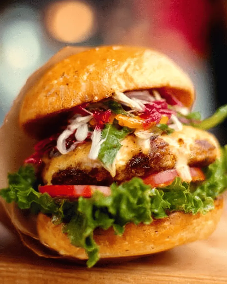 Oktoberfest Maple Mustard Chicken Burger: A Juicy Twist on Tradition