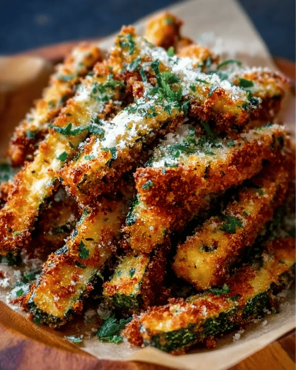 Crispy Parmesan Garlic Zucchini Fries: A Healthy Indulgence at Home