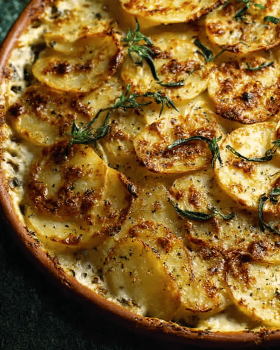 Scalloped Potatoes with Tarragon: Indulgent Comfort Food Bliss