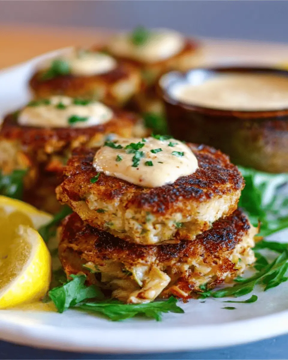 Crab Cakes with Remoulade Sauce: Easy Yet Indulgent Delight