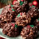 Christmas Chocolate Rice Krispie Balls