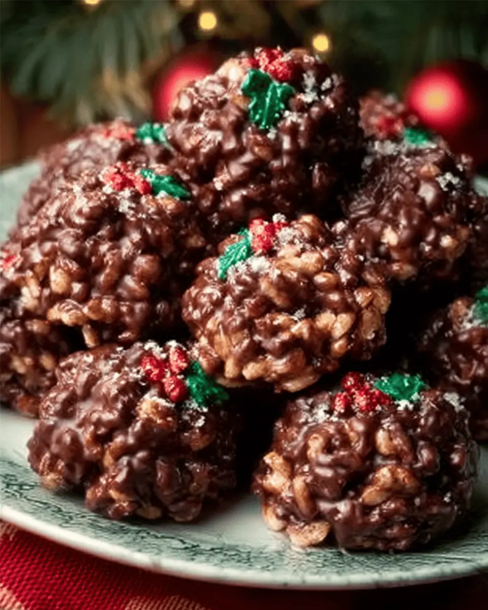 Christmas Chocolate Rice Krispie Balls: The Best Indulgent Treat