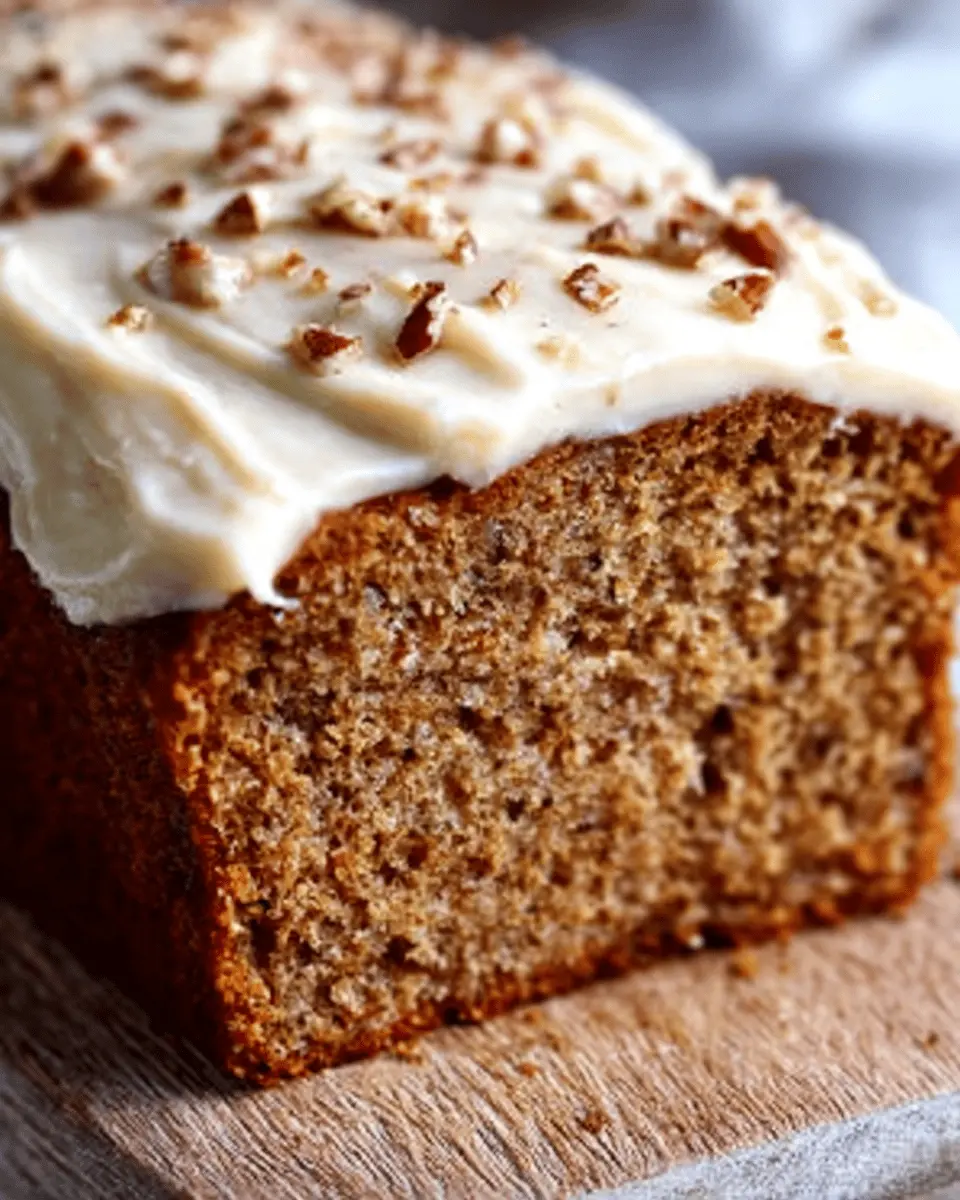 Hummingbird Bread with Heavenly Cinnamon Cream Cheese Frosting Delight