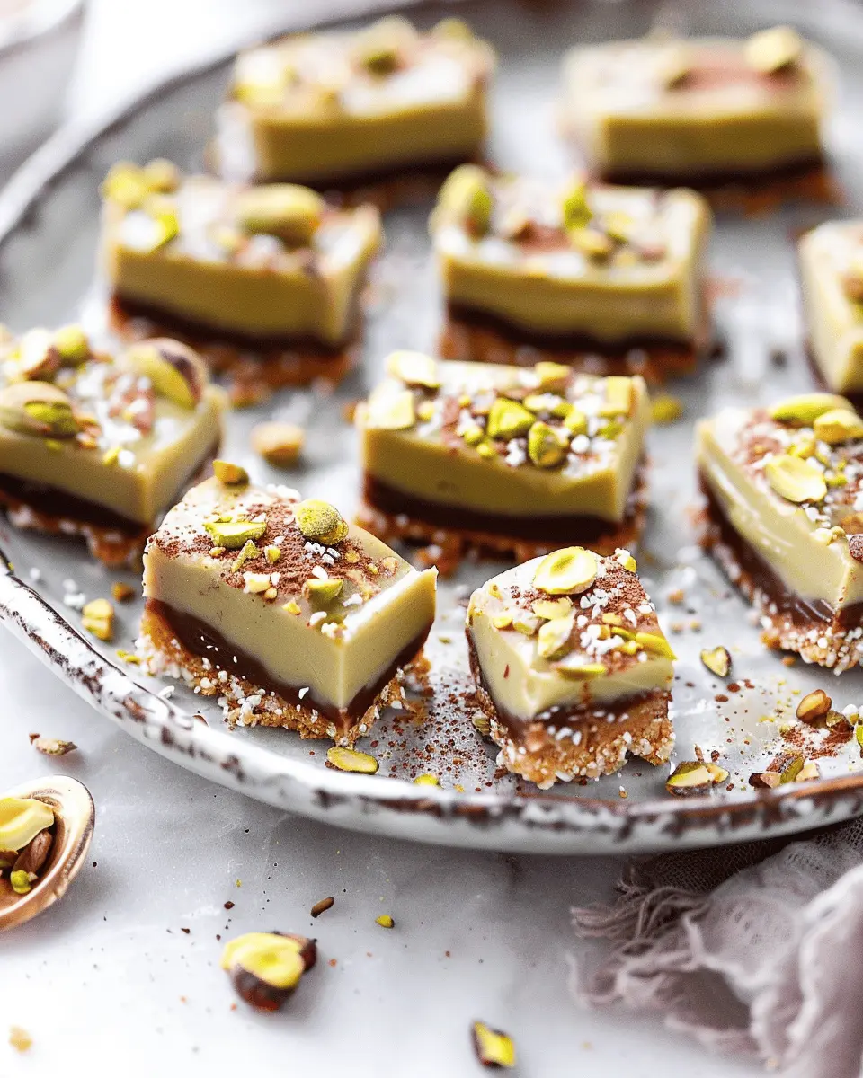 Chocolade pistachekoekjes: Easy No-Bake Treats to Indulge In