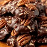 Chocolate Pecan Turtle Clusters