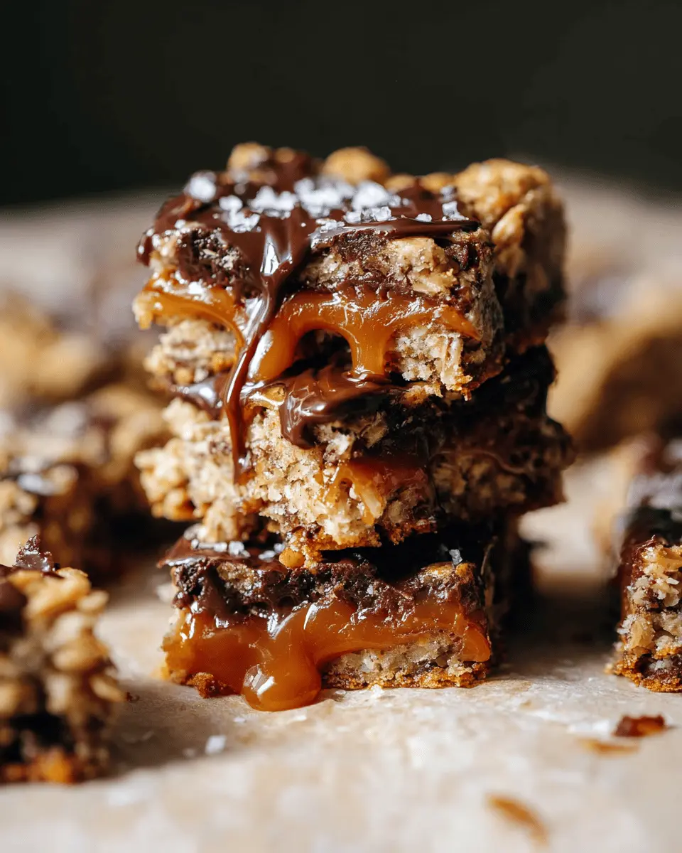 Chocolate Caramel Oatmeal Cookie Bars: The Best Treat for You