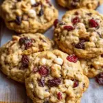 Bakery-Style Cranberry Walnut Oatmeal Cookies