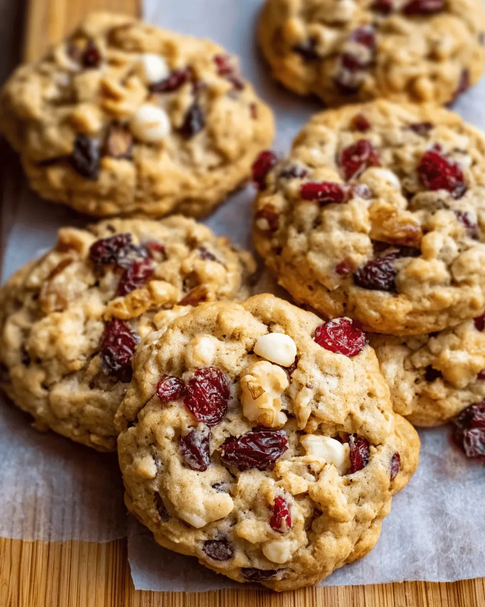 Bakery-Style Cranberry Walnut Oatmeal Cookies You’ll Love to Bake