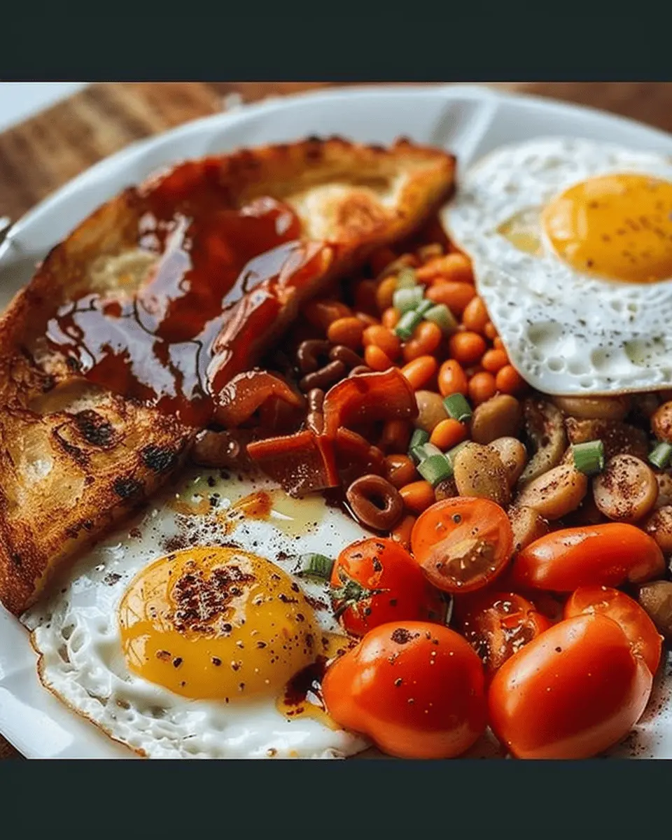 Full English Breakfast: Easy, Hearty & Turkey Bacon Delight